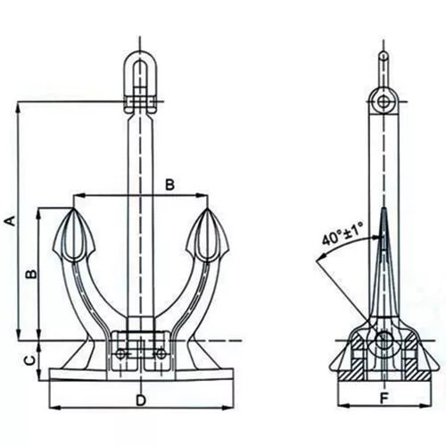 Якорь Spek марка Сталь 20, ГОСТ 30563-98 в г. Кострома